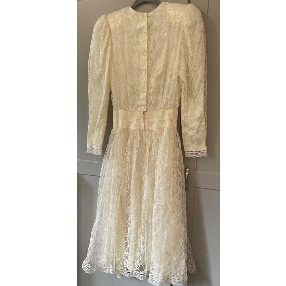 Vintage Lace Gunne Sax By Jessica Mcclintock - Gem